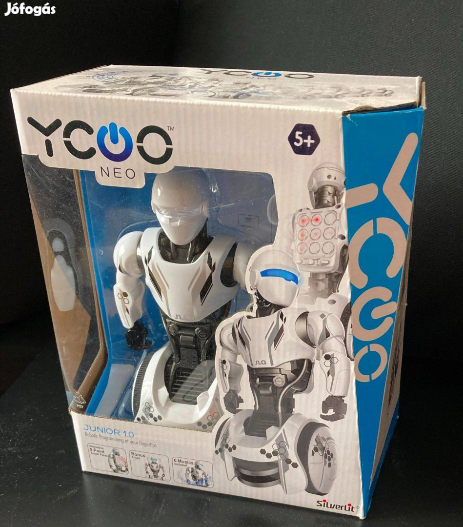 Programozható játék robot figura (tudományos, interaktív játék)