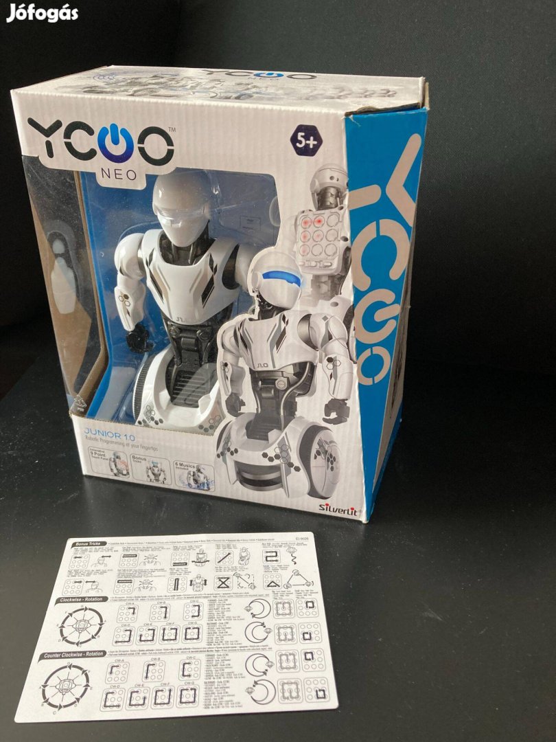 Programozható játék robot figura (tudományos, interaktív játék)