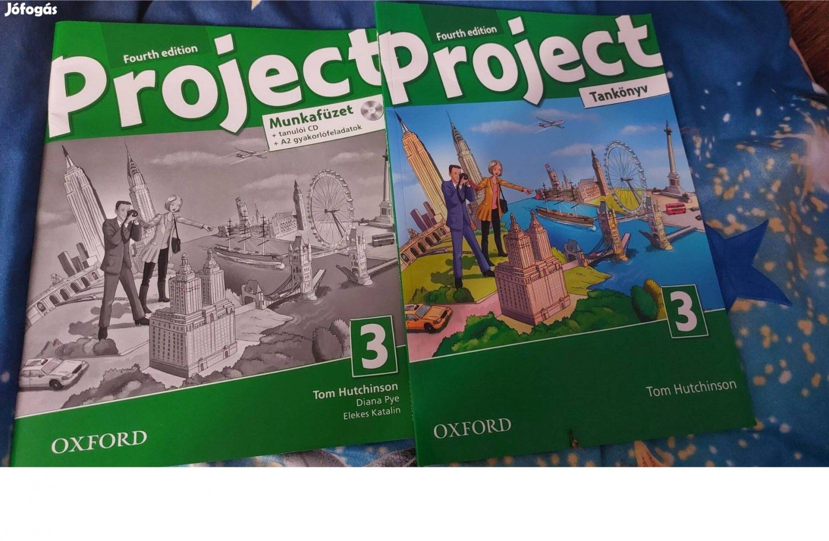 Project 3 angol nyelvtankönyv+munkafüzet új