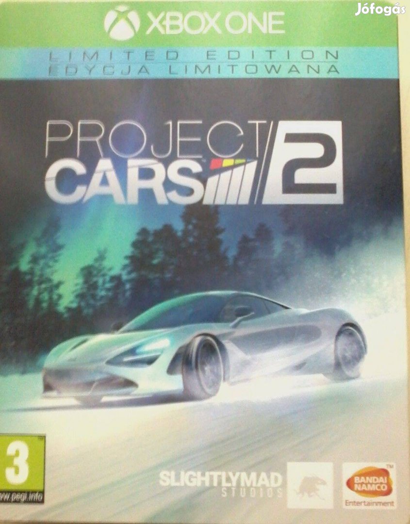Project Cars 2.(fémtokos kiadás)Xbox 1 játék eladó.(nem postázom)