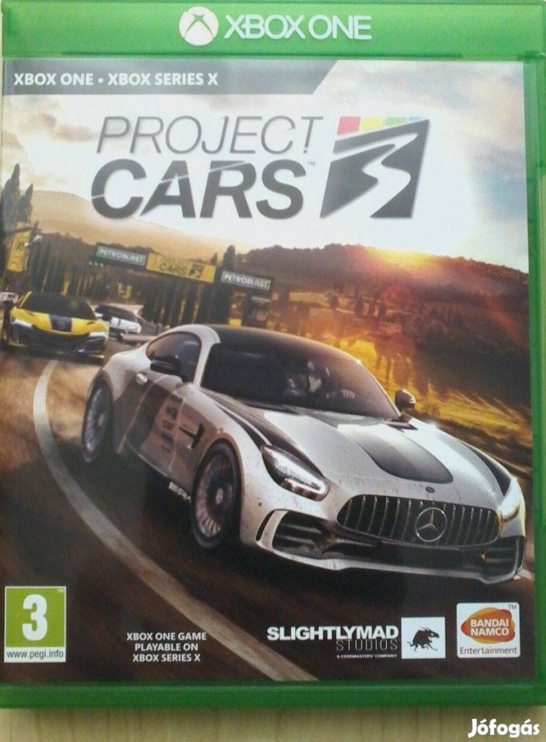 Project Cars 3 Xbox 1 játék eladó.(nem postázom)