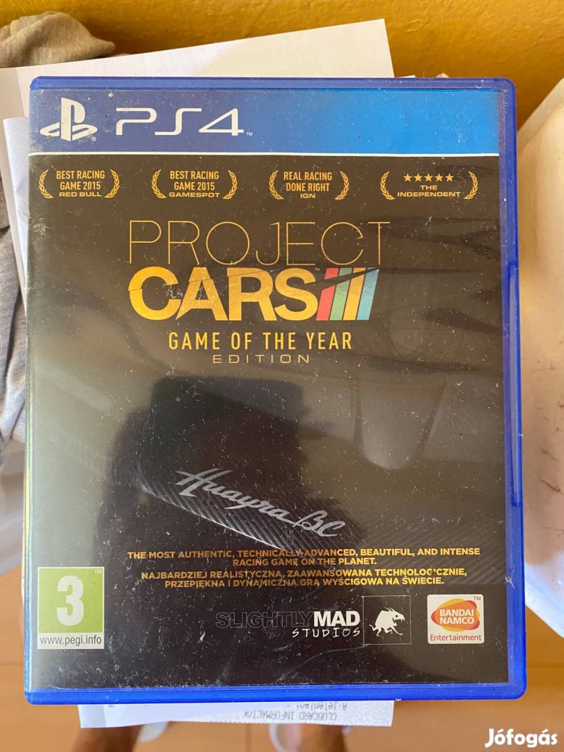 Project Cars PS4 játék