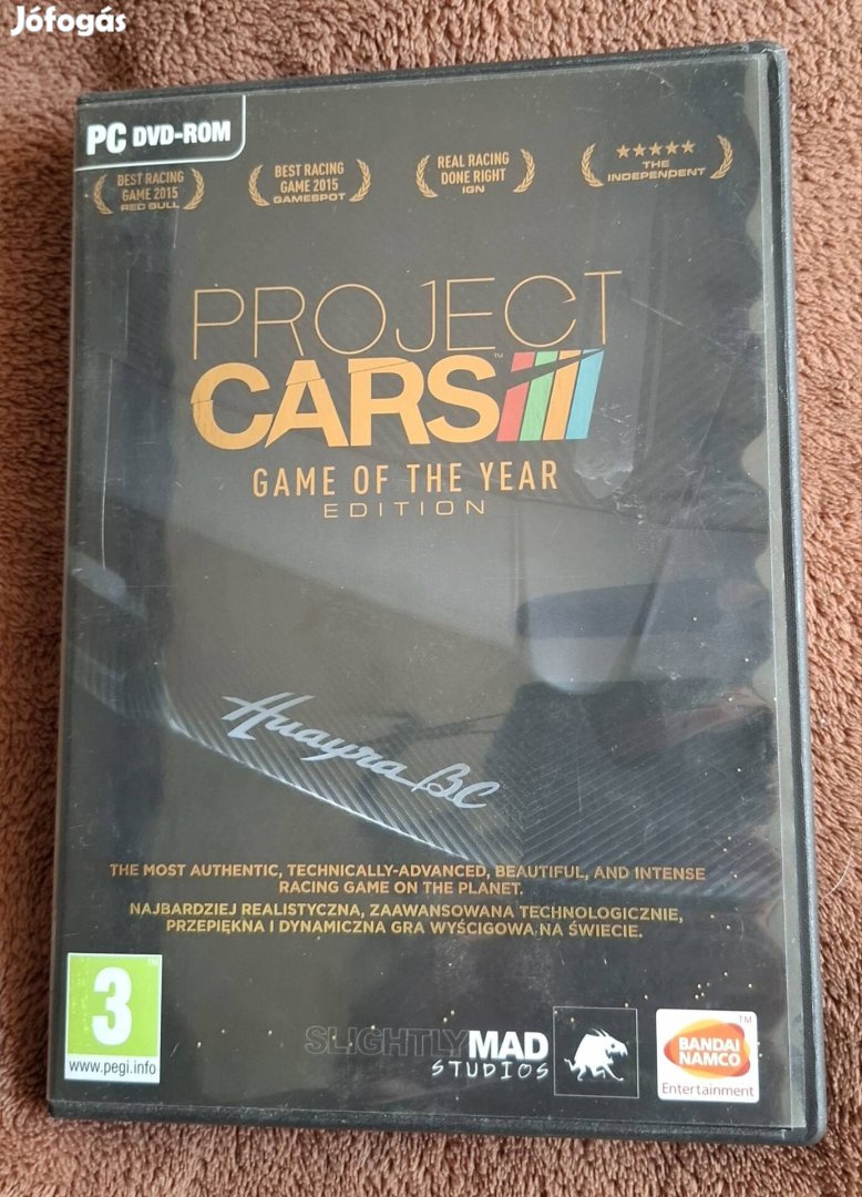 Project cars Game of  the year PC játék 