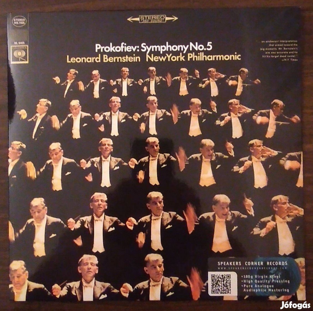 Prokofiev: Symphony 5 - Bernstein- New York Philharmonic LP