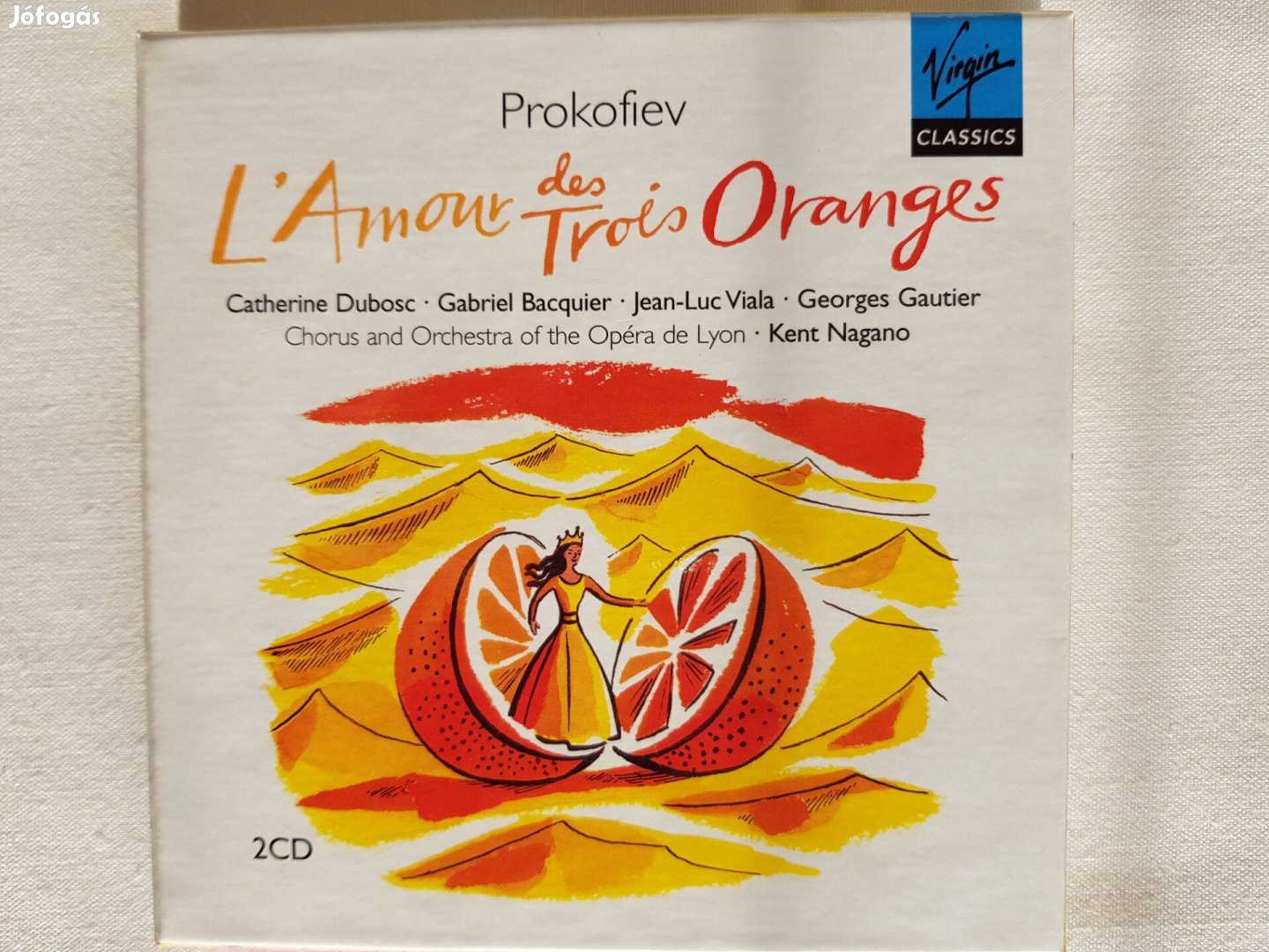 Prokofjev - A három narancs szerelmese 2 CD