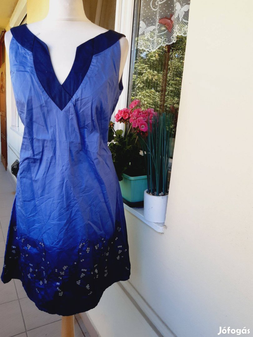 Promod M-es kék pamut női ruha