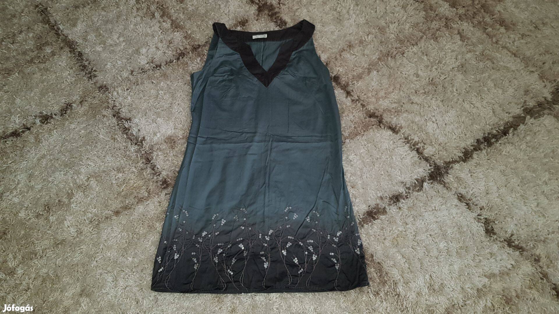 Promod hímzett flitteres színátmenetes ruha 42-44 M-L UK12