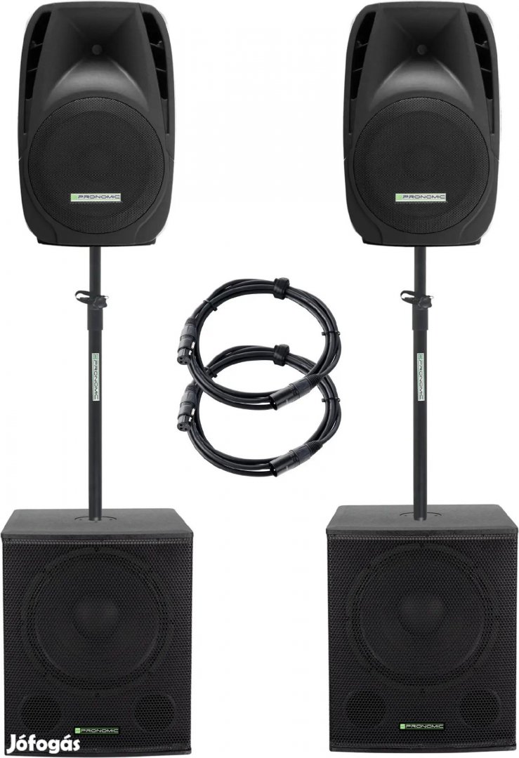 Pronomic 218S-215A Aktív PA Rendszer 1000 Watt
