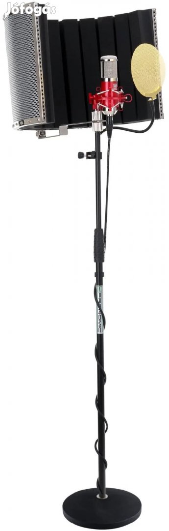 Pronomic CM-100R nagymembrános mikrofon készlet állvánnyal, arany pop