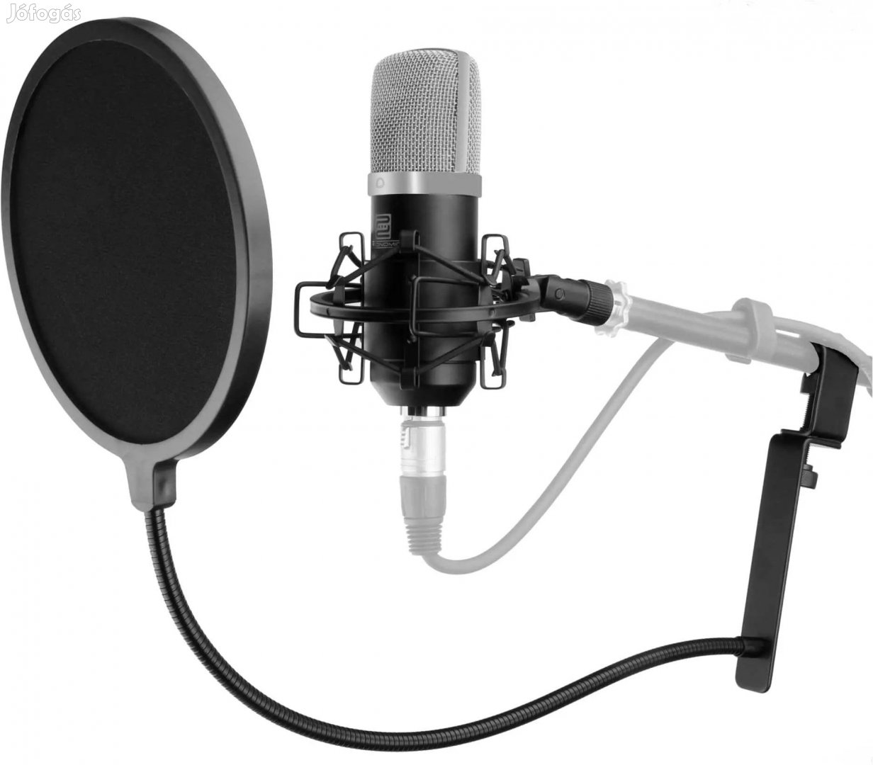 Pronomic CM-22 Nagy Membrános Mikrofon Szett Pop Szűrővel