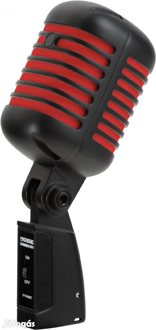 Pronomic DM-66BK/RD dinamikus Elvis mikrofon fekete/piros