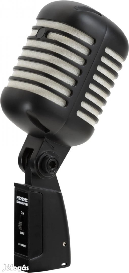 Pronomic DM-66BK/WH dinamikus Elvis mikrofon fekete/fehér