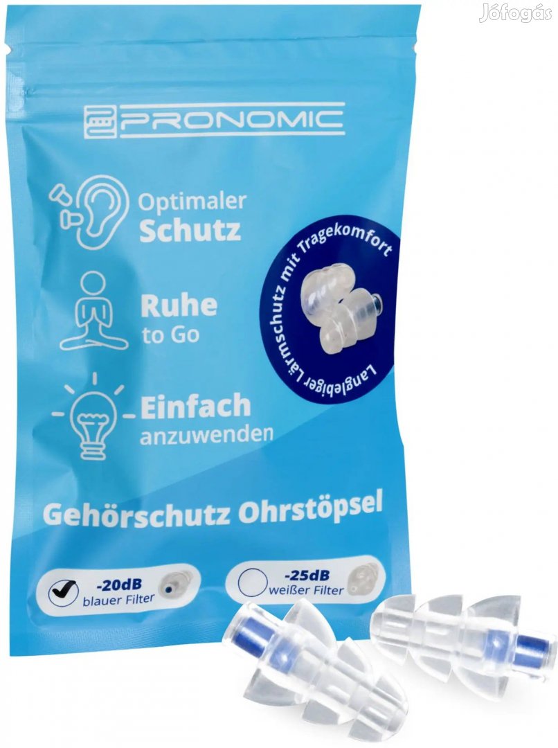 Pronomic E20 füldugó 20dB