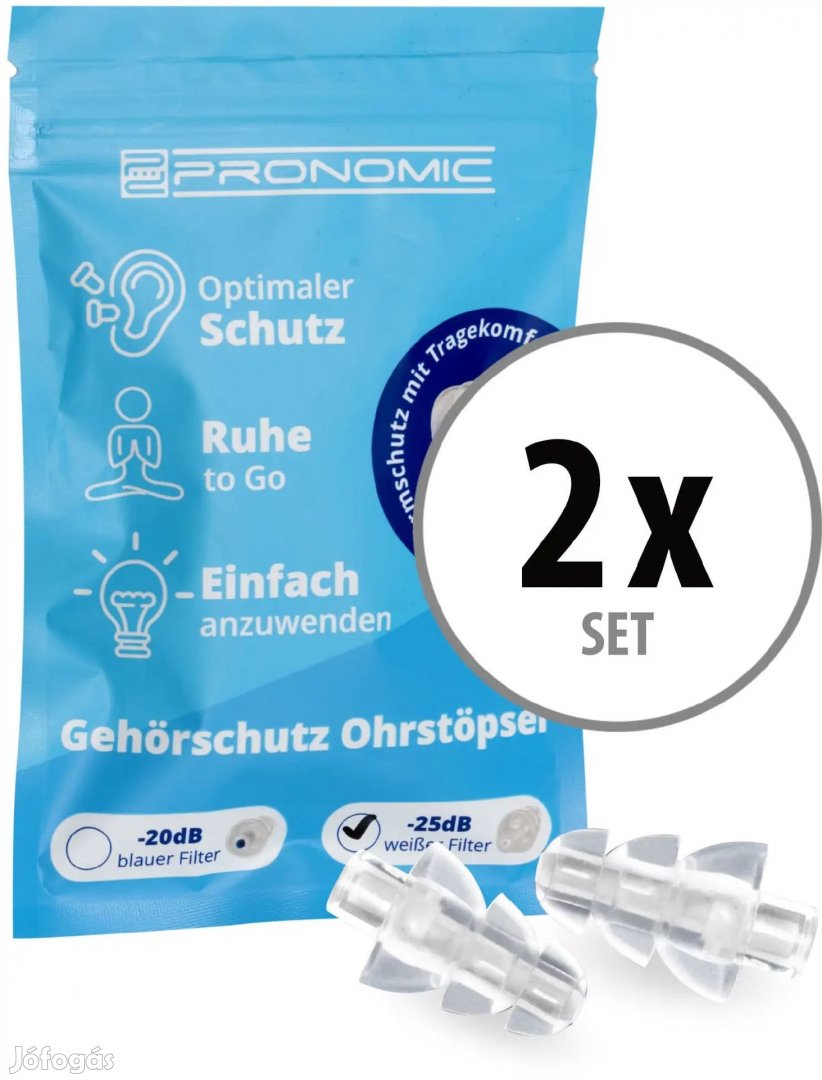 Pronomic E25 füldugó 25dB - 2 pár szett