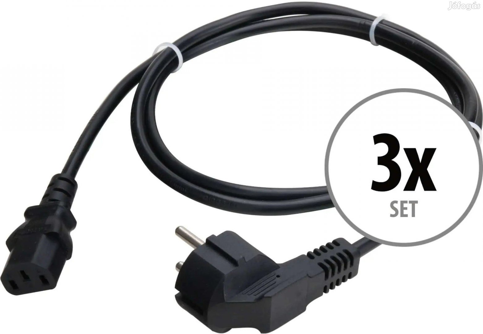 Pronomic EUIEC-1.5 IEC Tápkábel 1.5m 3x KÉSZLET