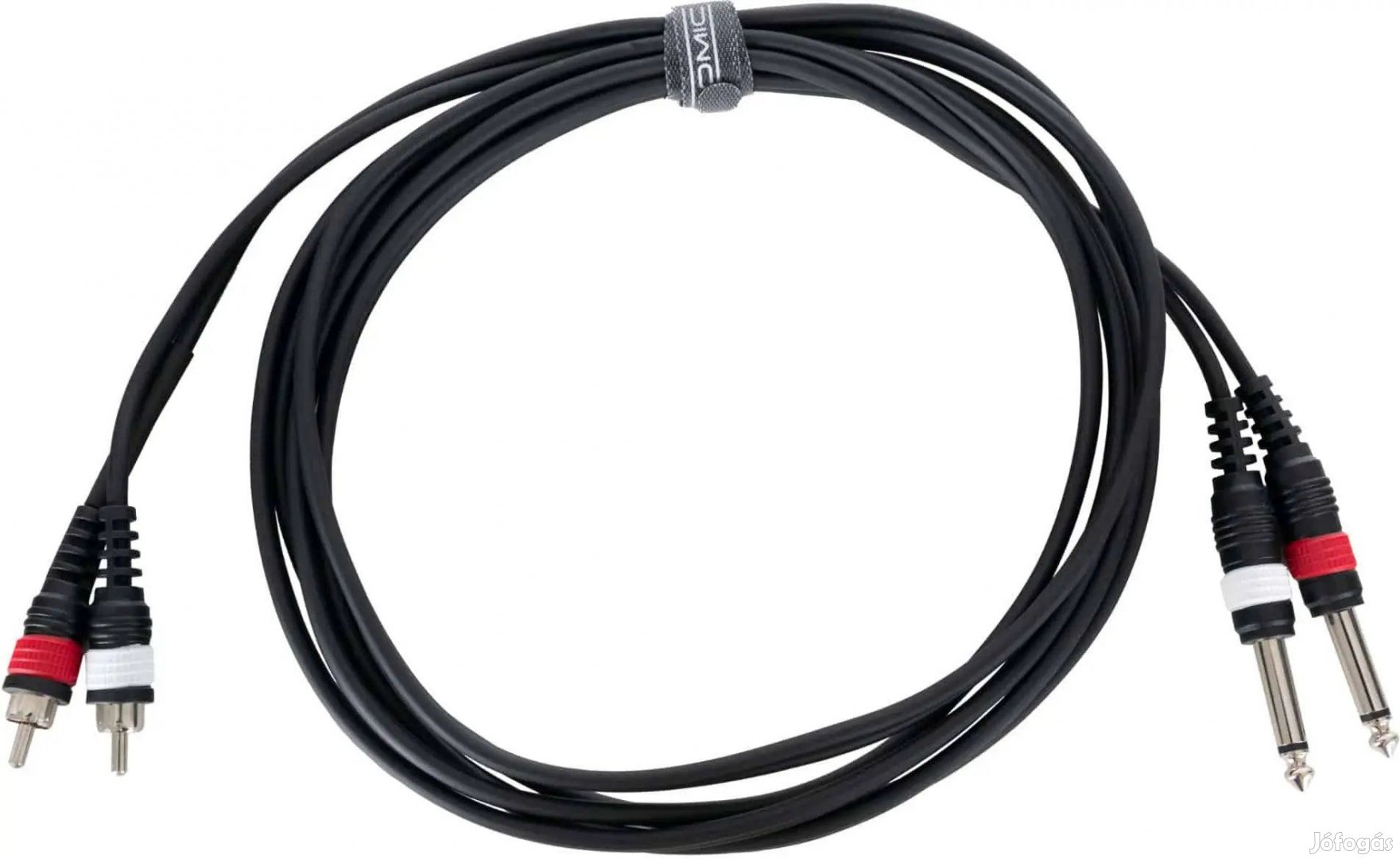 Pronomic J4RC-3 Audio kábel sztereó 1/4" jack/Cinch 3 m