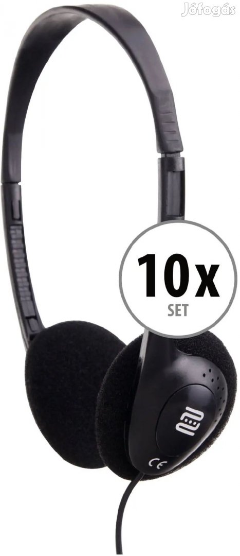 Pronomic KH-10BK fejhallgató 10 db-os szett