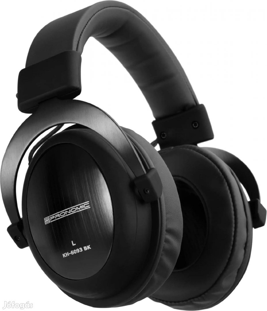 Pronomic KH-6093 BK stúdió fejhallgató fekete