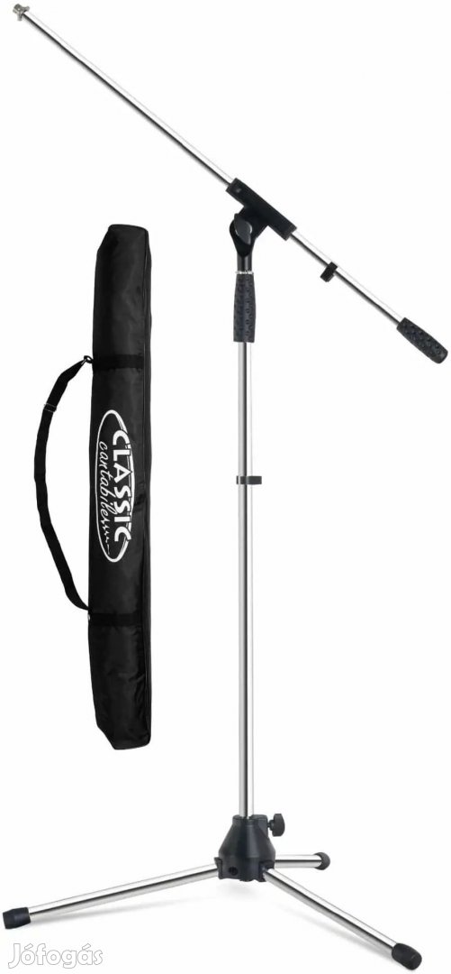 Pronomic MS-25C Pro mikrofonállvány króm szett táskával