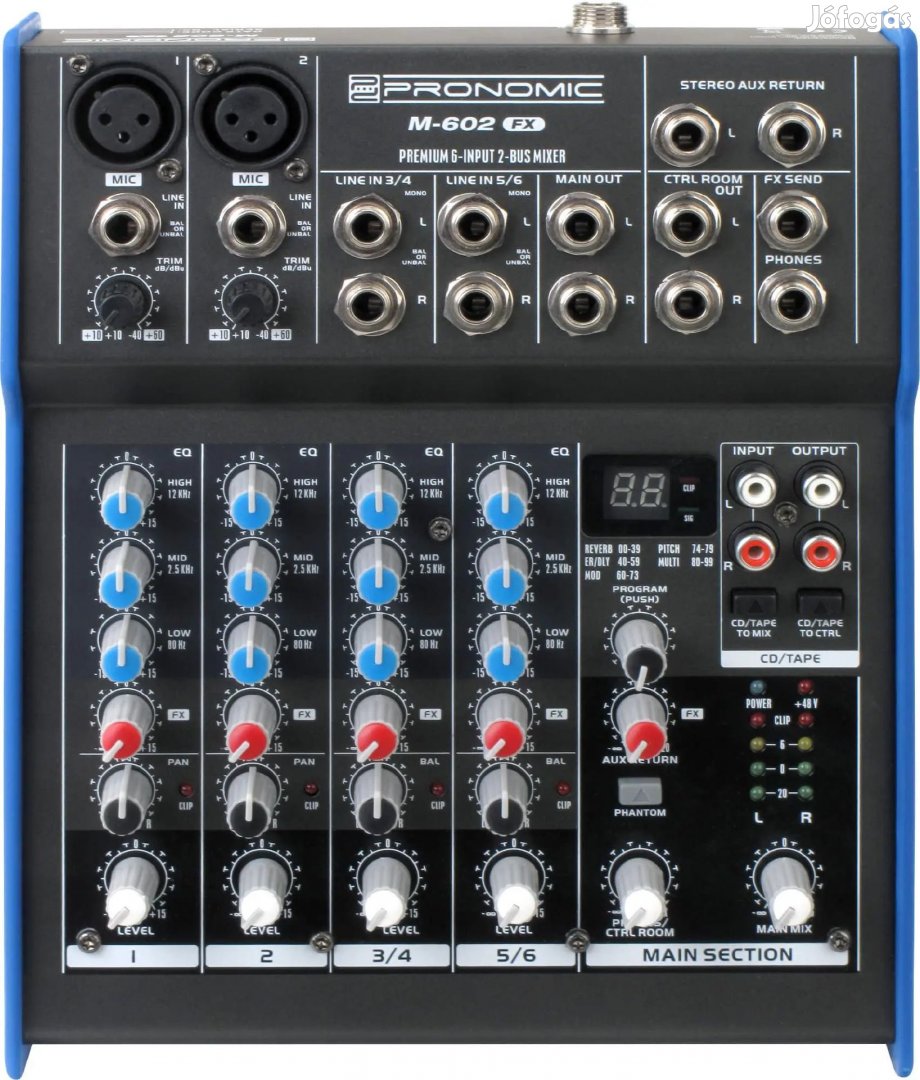Pronomic M-602FX Keverőpult