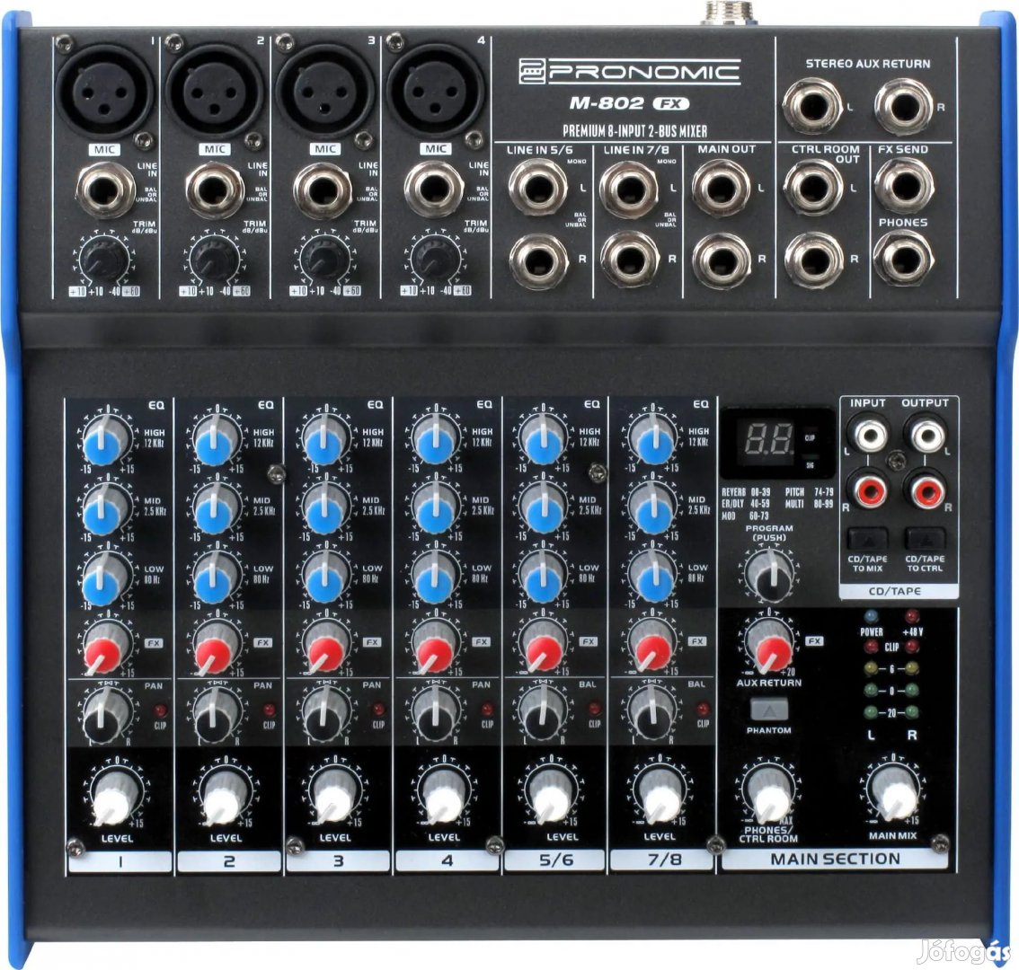 Pronomic M-802FX Keverőpult