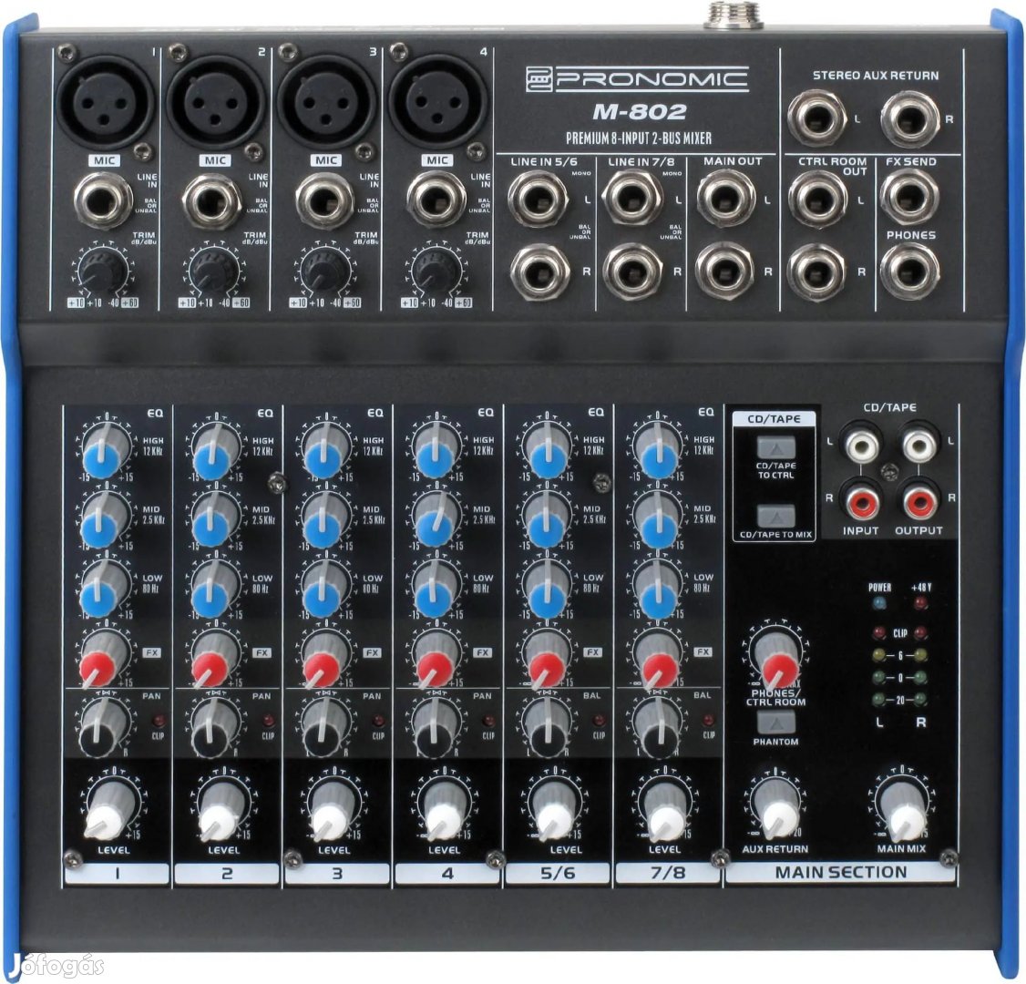 Pronomic M-802 Keverőpult