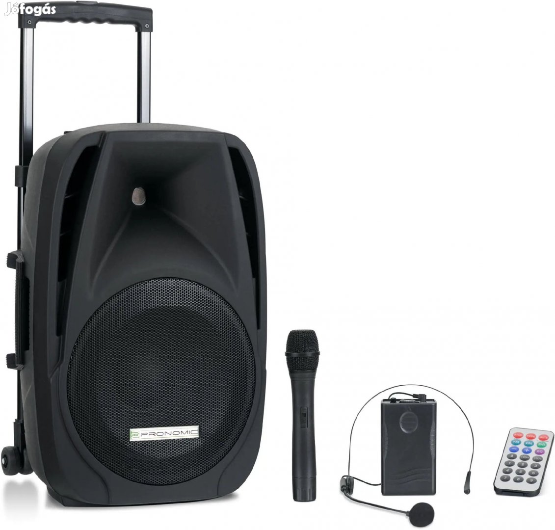 Pronomic PH12AW akkumulátoros hordozható hangszóró 12"
