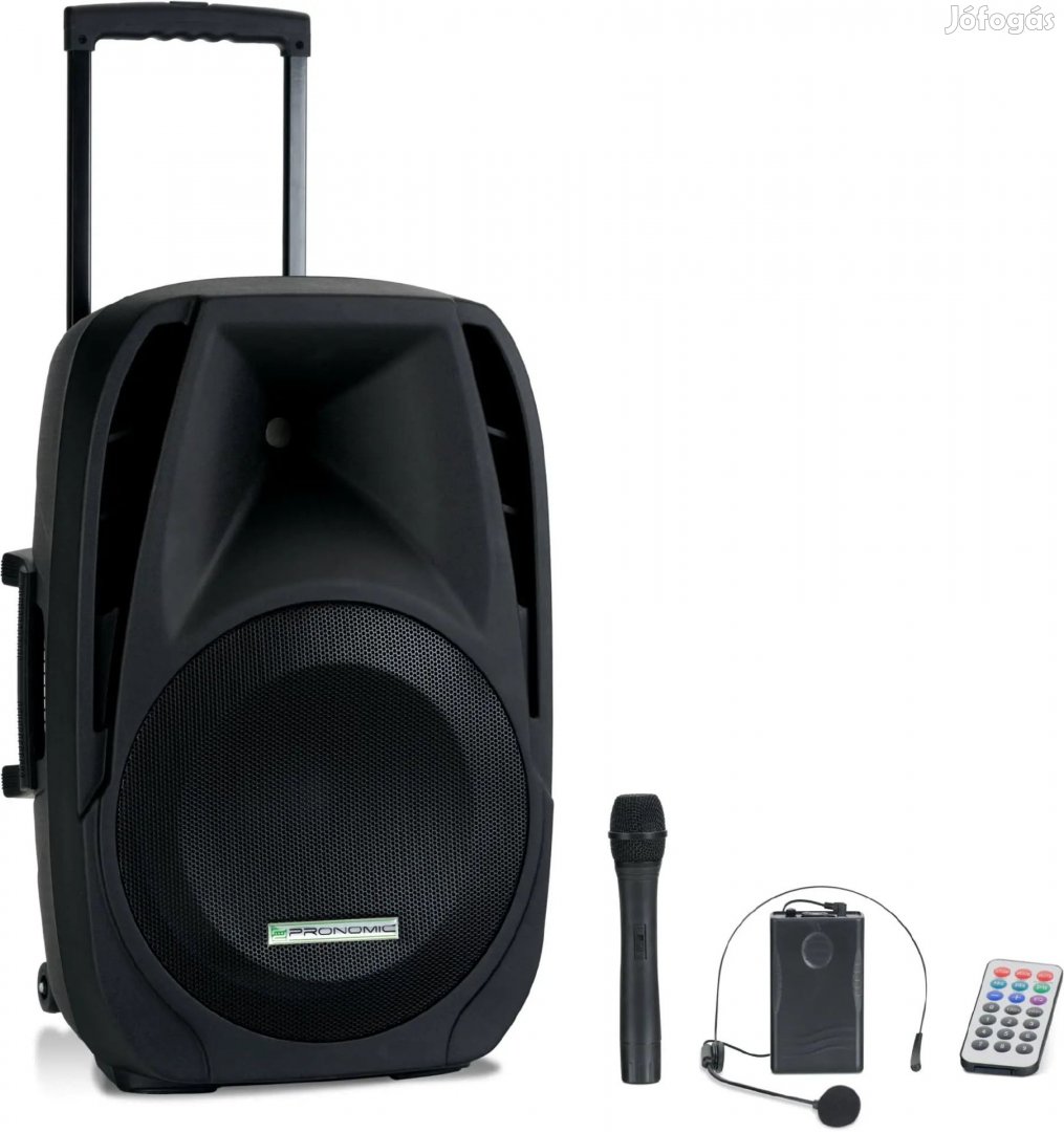 Pronomic PH15AW akkumulátoros hordozható hangszóró 15"