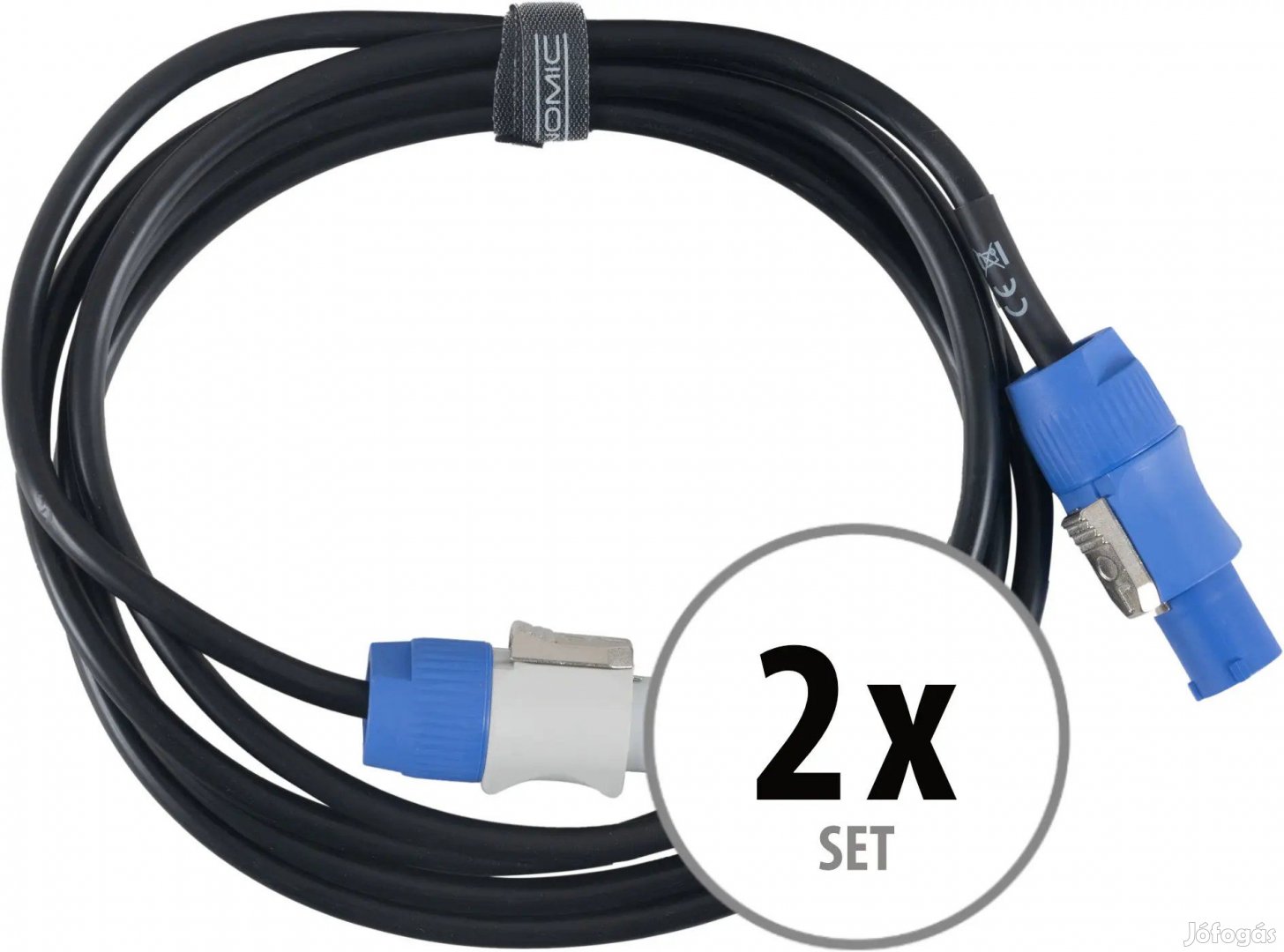 Pronomic Power Twist 2.5 tápkábel 2,5 m 2 db-os