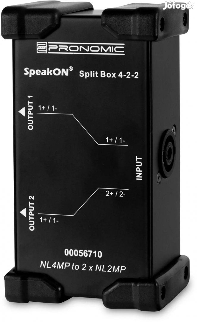 Pronomic Speakon Elosztó Doboz 4-2-2