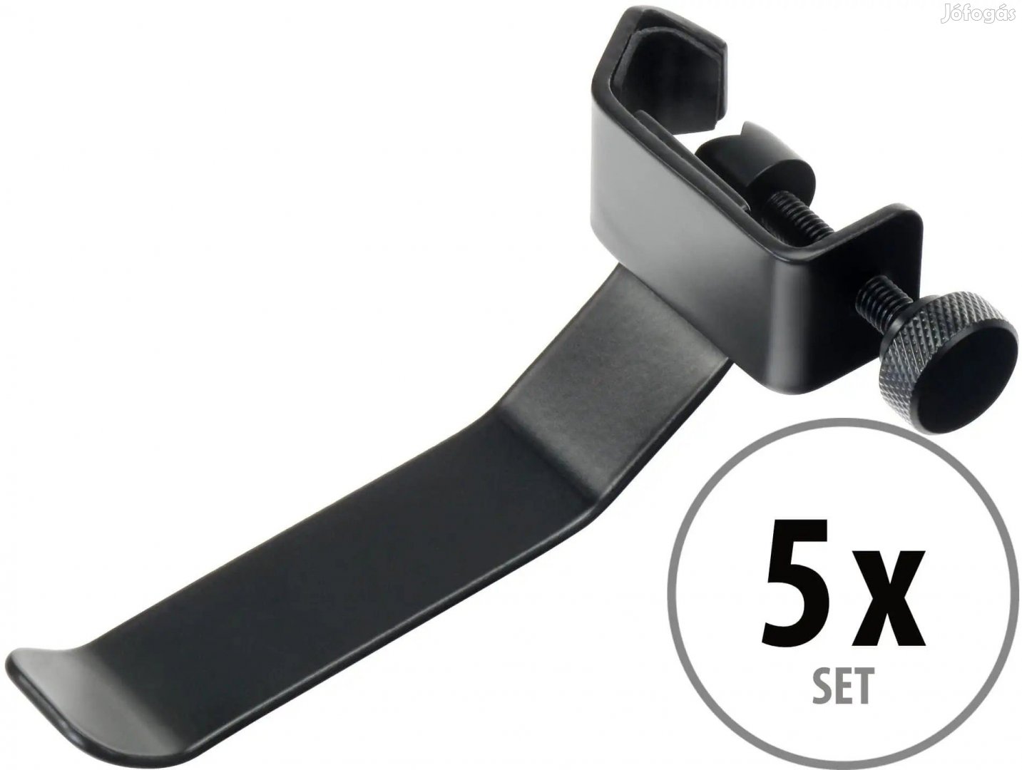 Pronomic fejhallgatótartó fekete 5 db-os
