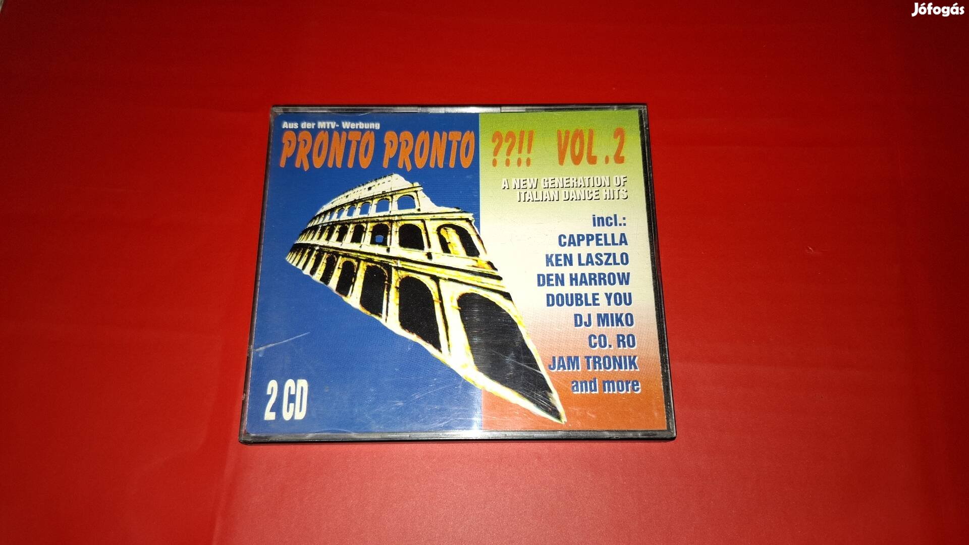 Pronto Pronto Vol.2 dupla Cd Italodance 1994