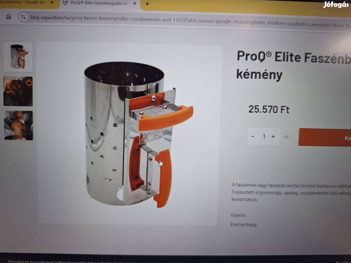 Proq Elite faszenes begyújtókémény