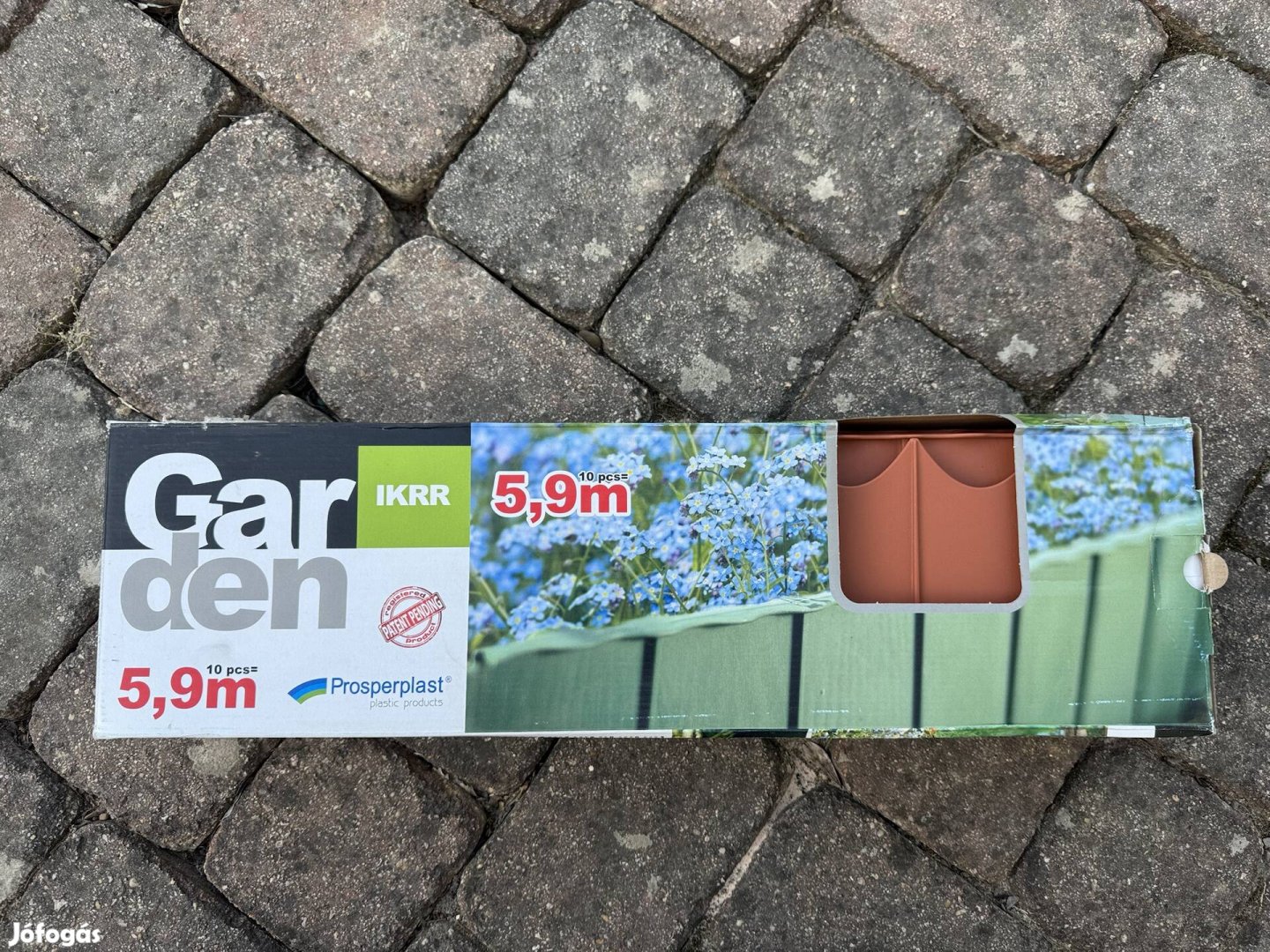 Prosperplast terrakotta kerti szegély 5.9m/csomag x 7
