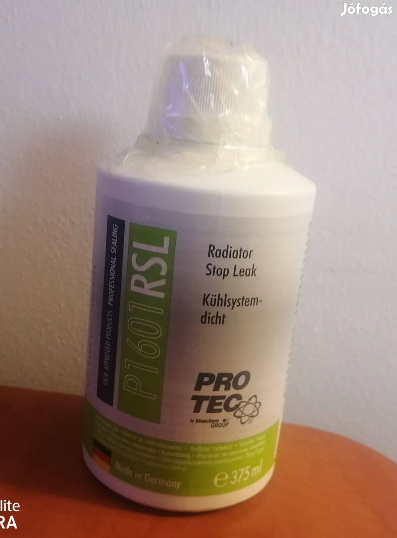 Protec RSL Radiator Stop Leak hűtő tömítő folyadék új 375 ml