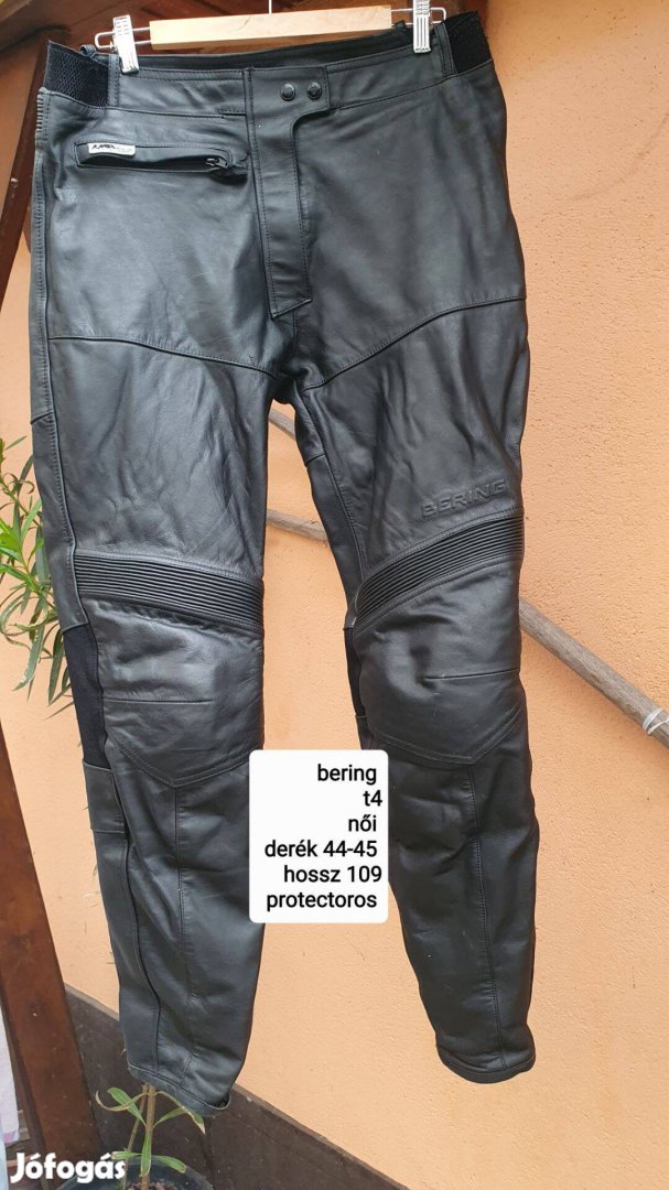 Protectoros bering női bőr nadrág
