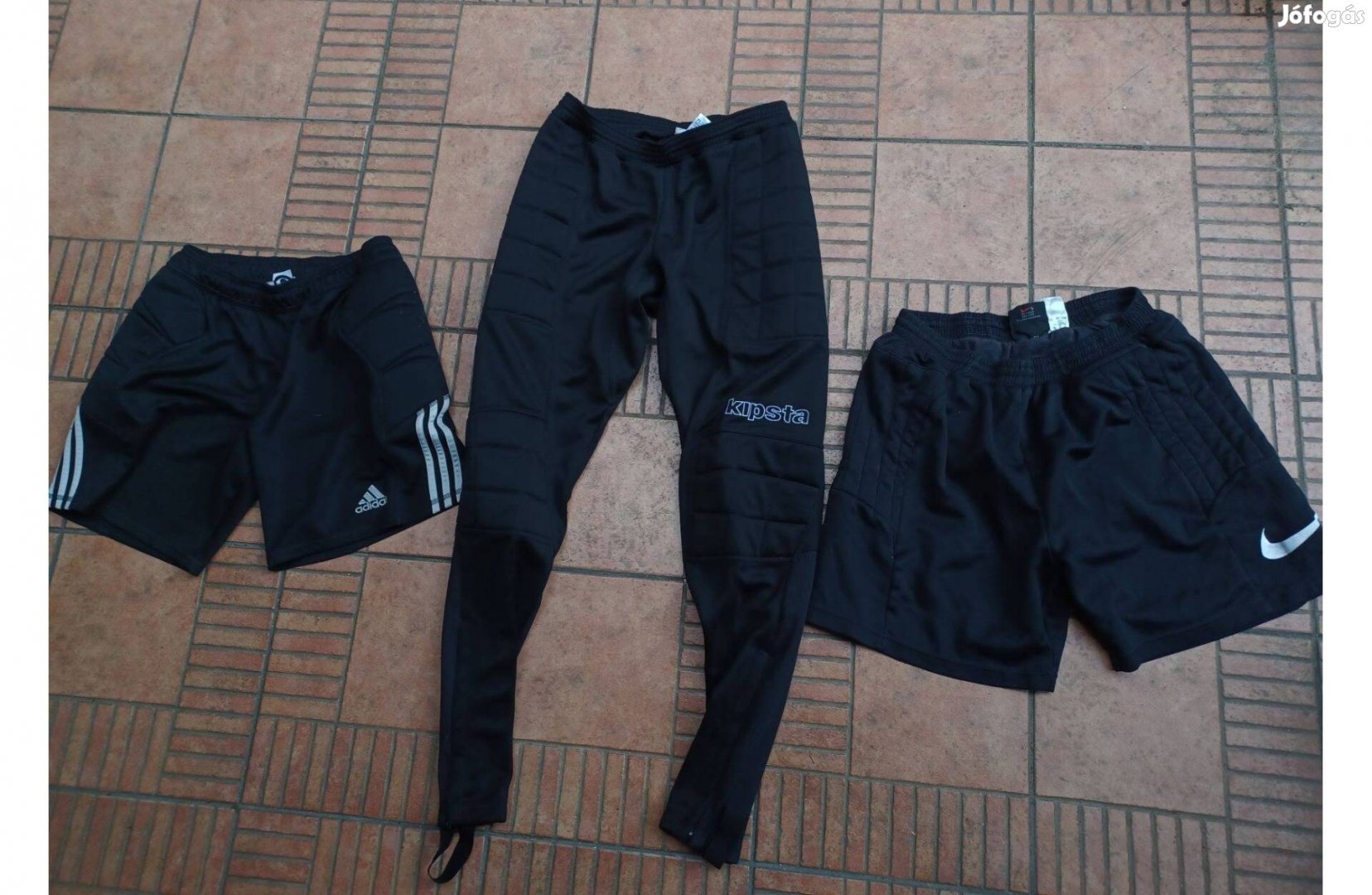Protektoros Adidas sport Nike Kipsta nadrág L XL 3db