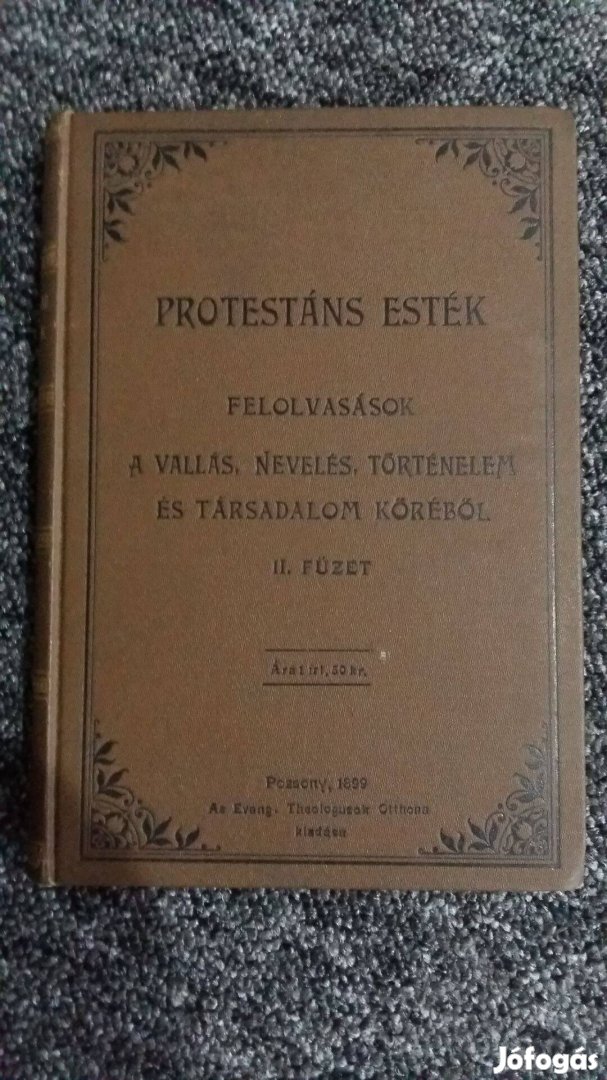 Protestáns esték 2. füzet Hibátlan, újszerű állapotban!