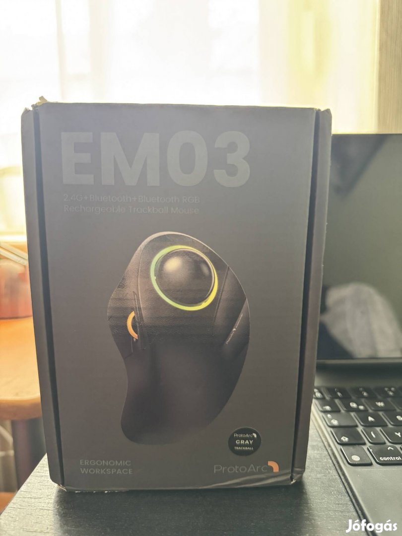 Protoarc EM03 Ergonomic Trackball egér