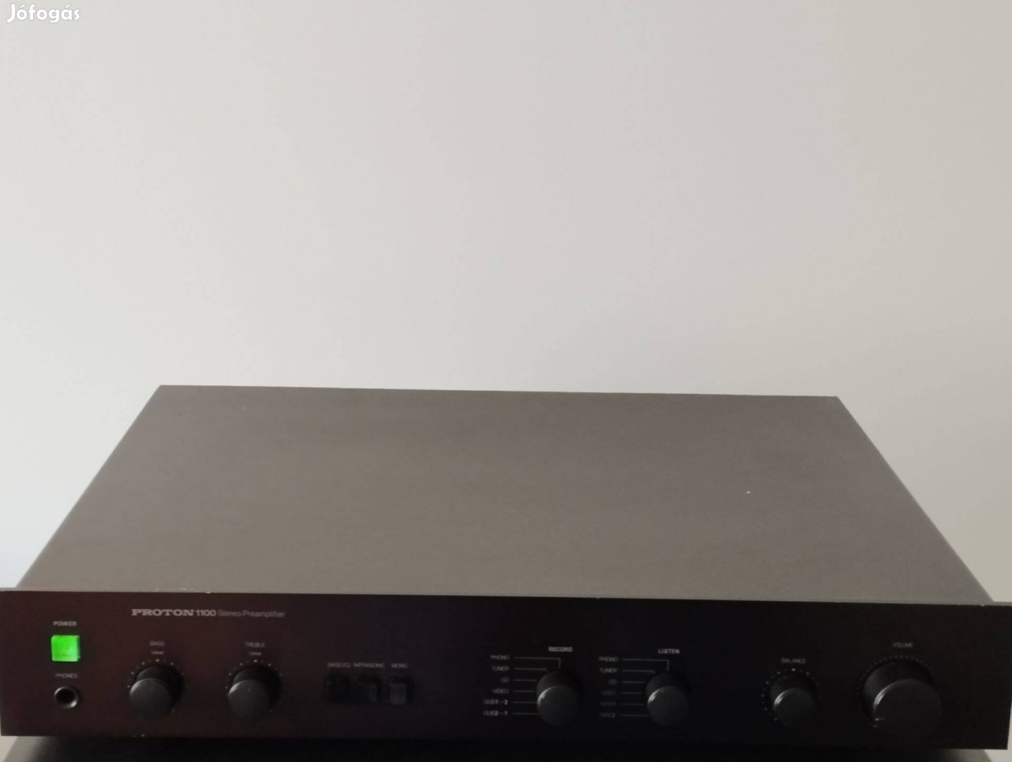 Proton P1100 előerősítő nagyon jó hang, kiváló MM-MC Phono bemenet