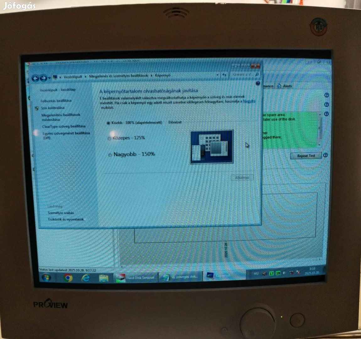 Proview 17-os CRT monitor PK-772 770M