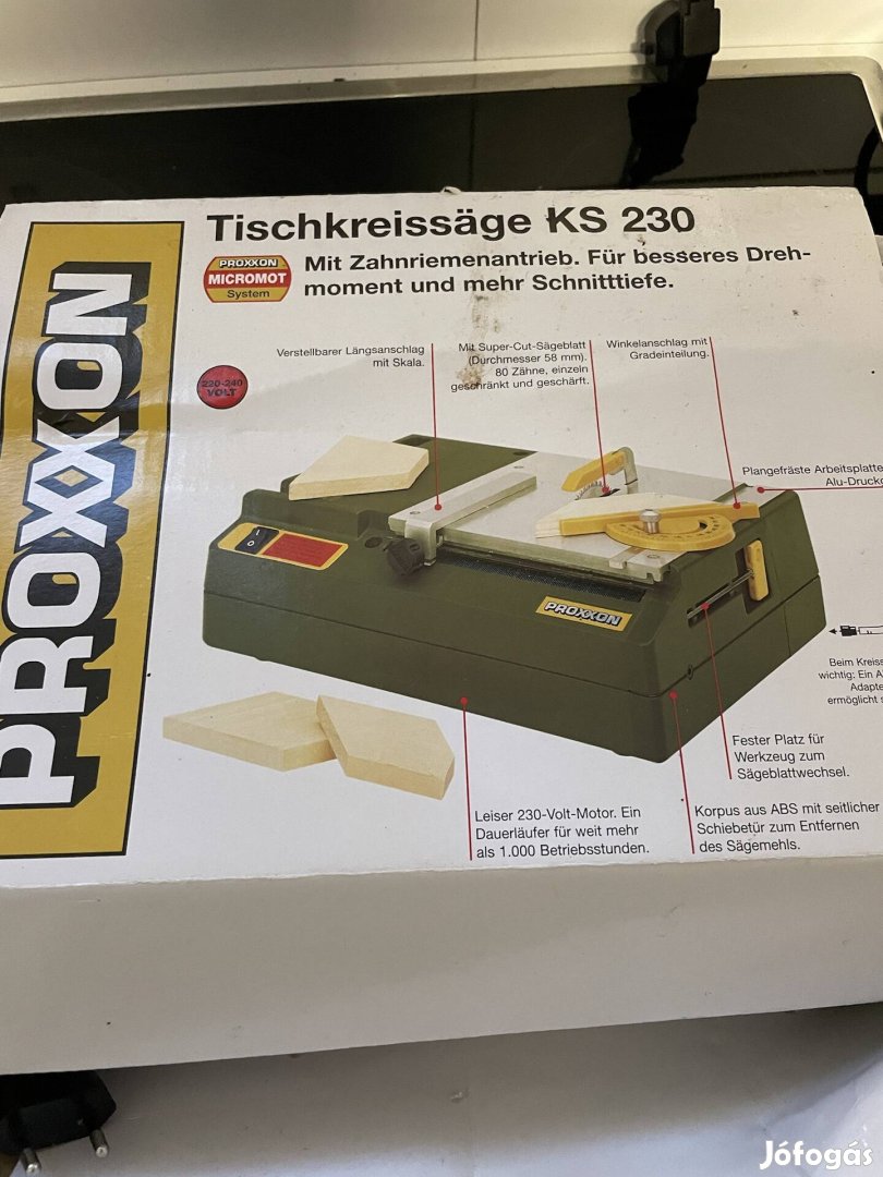 Proxxon KS 230 mini asztali körfűrész