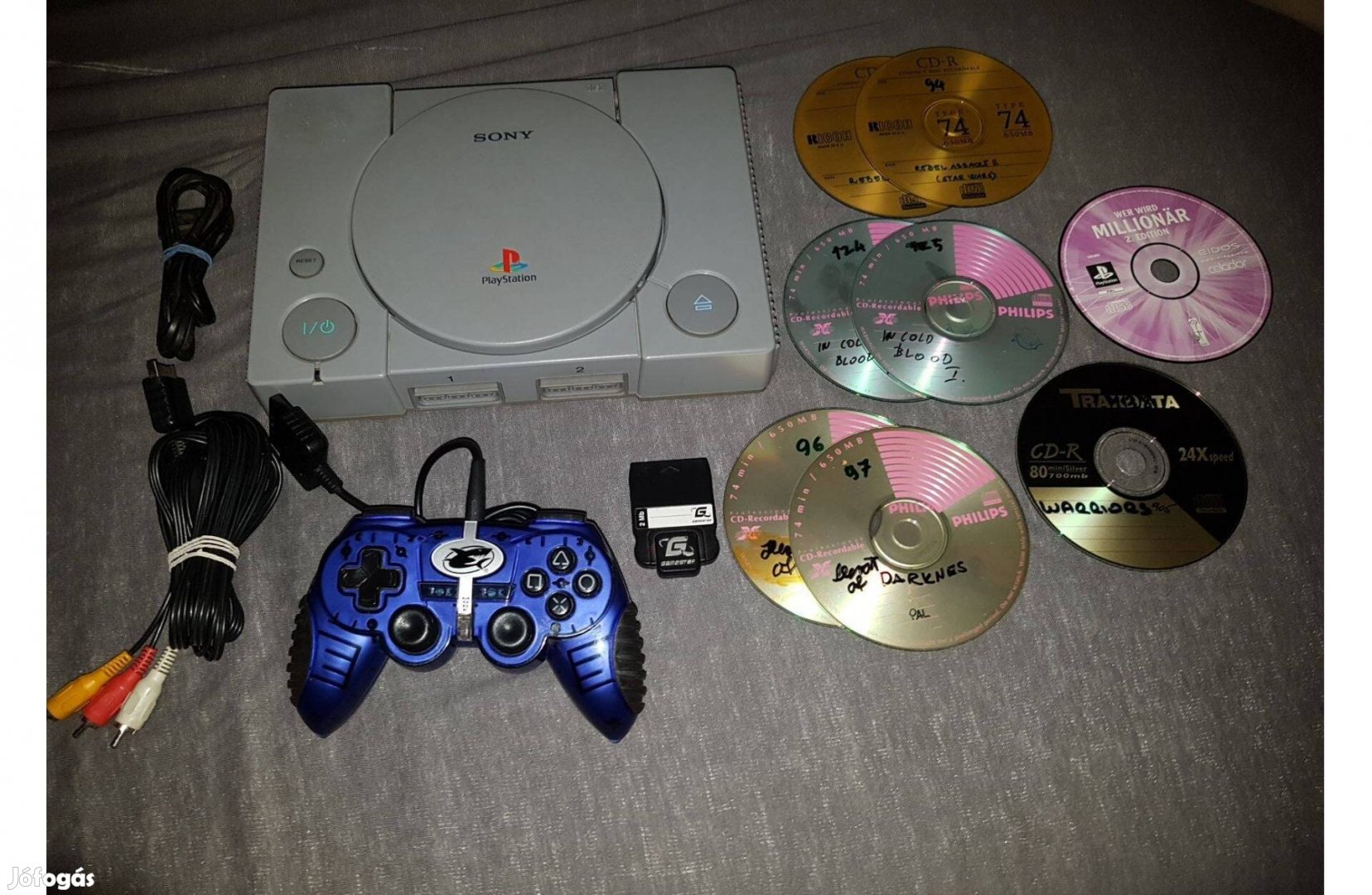 Ps1 fat 5 darab játékkal eladó