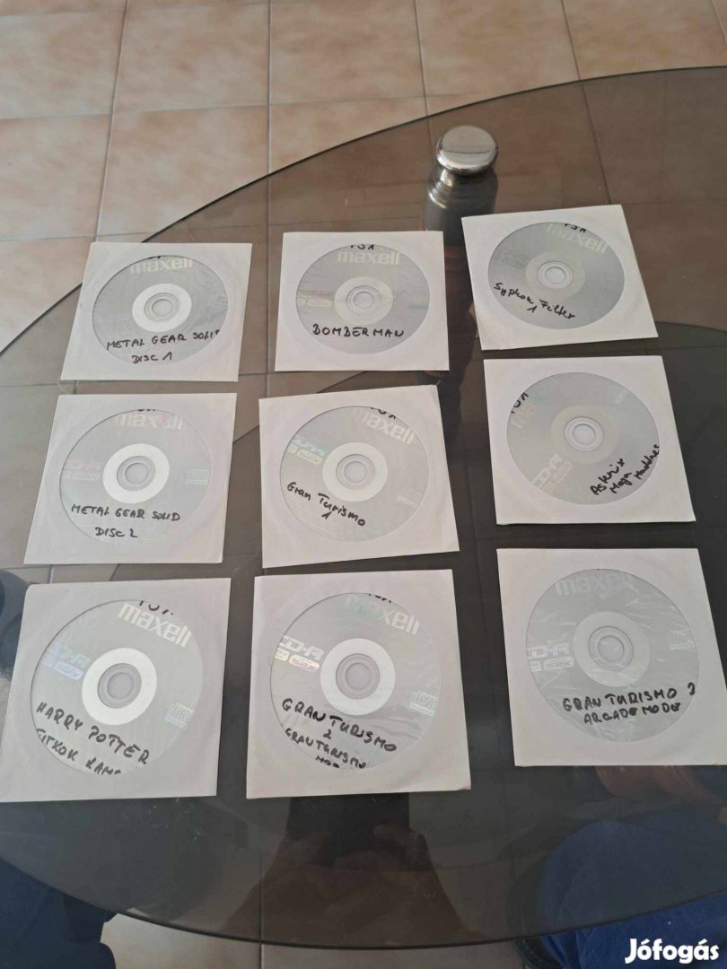 Ps1 konzol játékokal