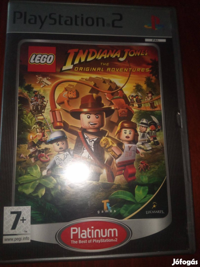 Ps2-2 Ps2 Eredeti Játék : Lego Indiana Jones The Original ( karcmente