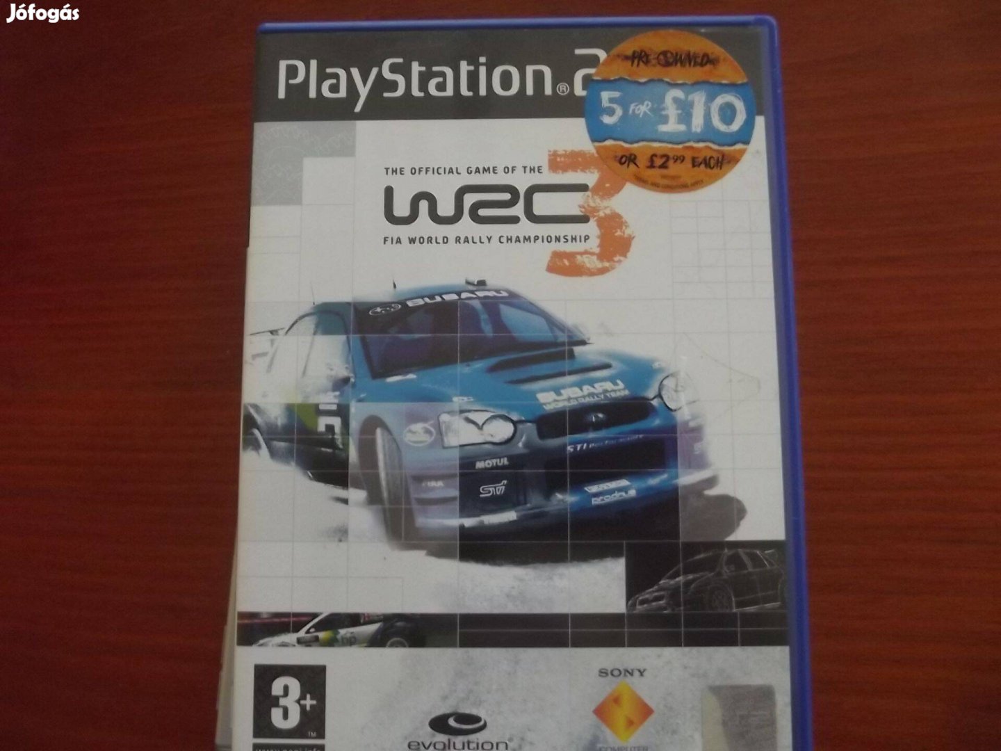 Ps2-45 Ps2 Eredeti Játék : Wrc 3 The Official Game