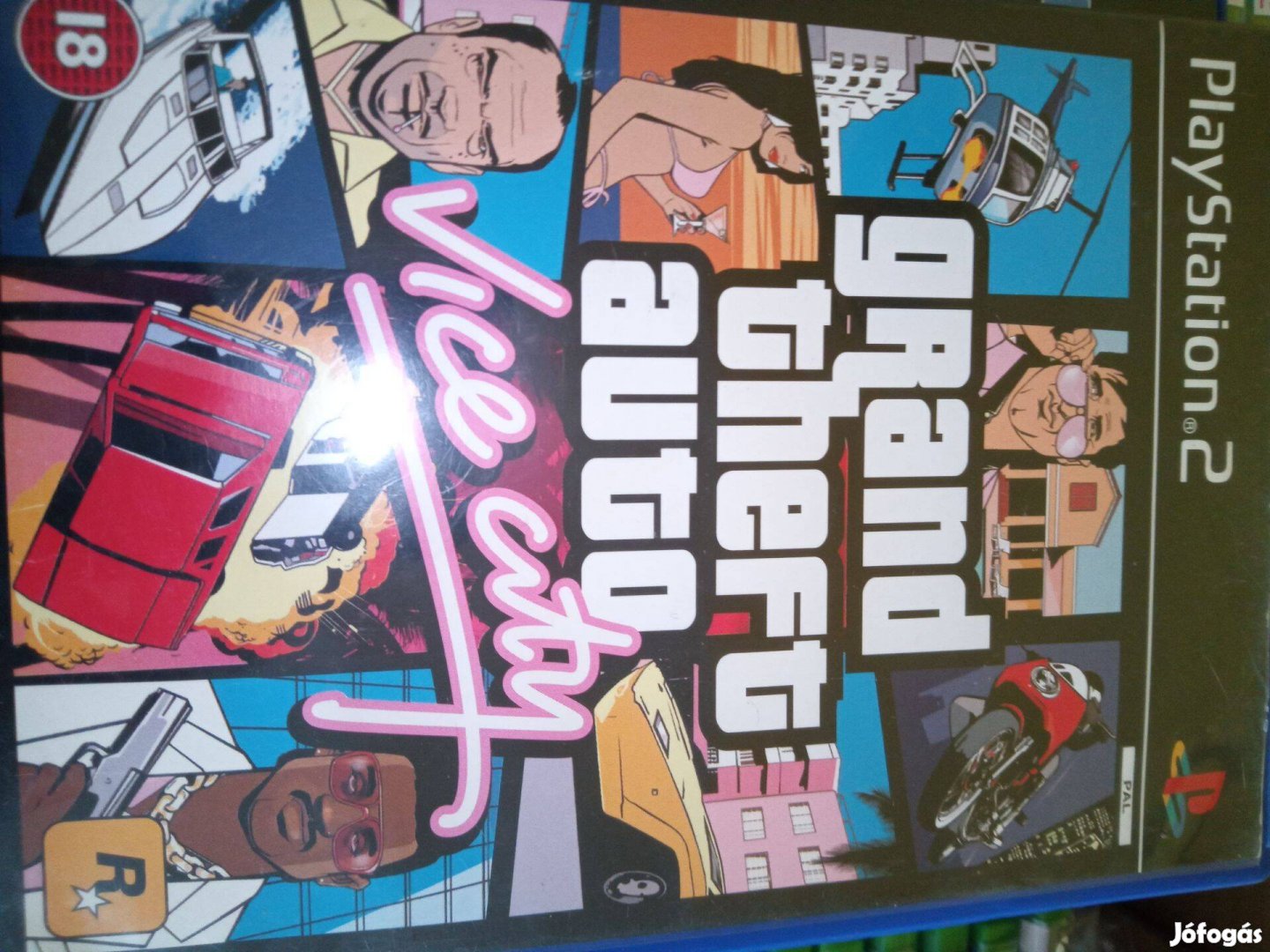 Ps2-52 Ps2 Eredeti Játék : Grand Theft Auto Vice City ( karcmentes)