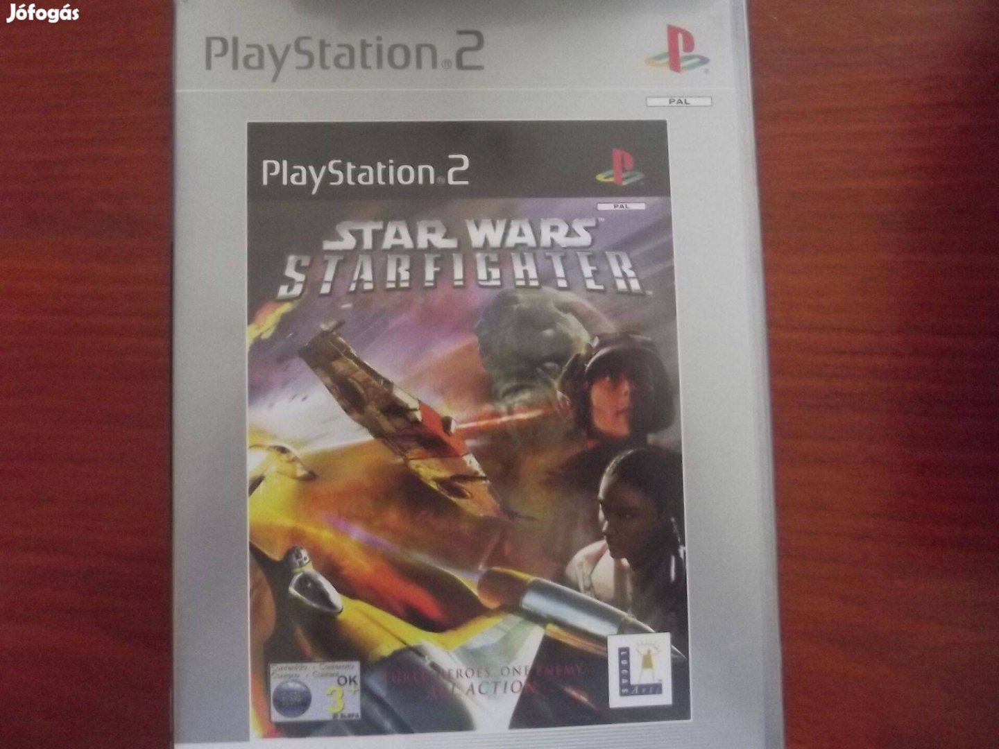 Ps2-63 Ps2 Eredeti Játék : Star Wars Star Fighter (karcmentes)