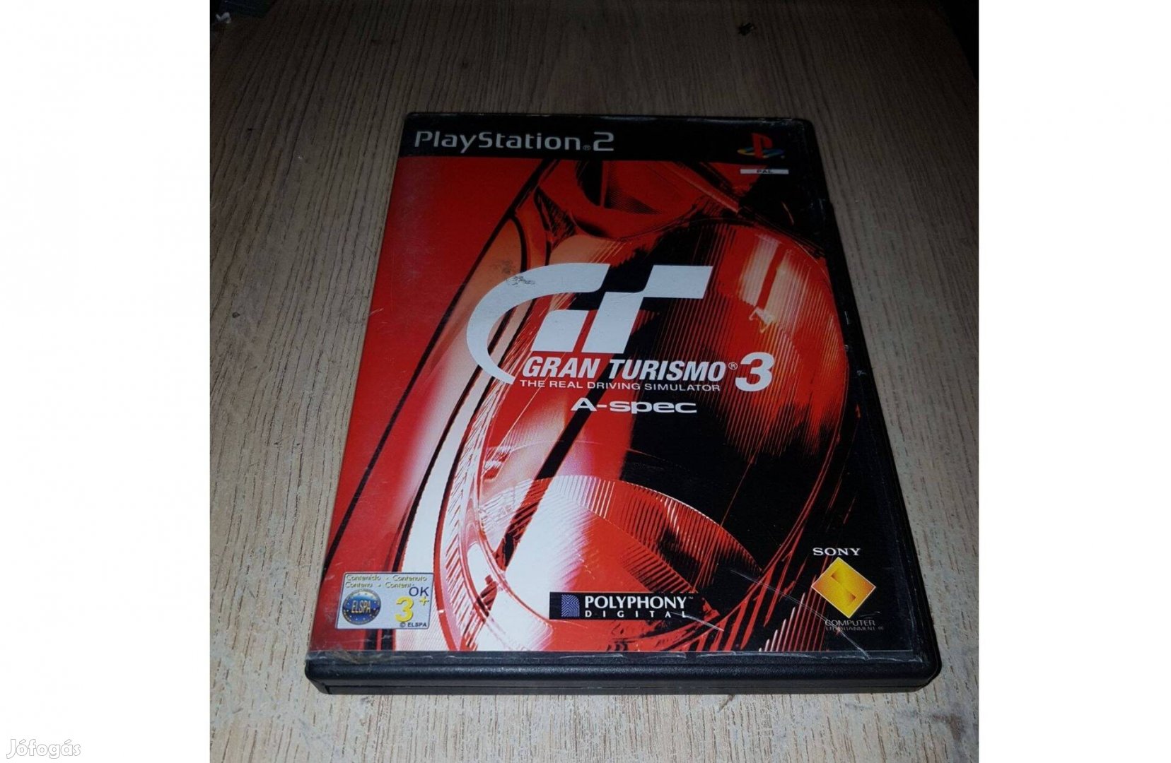 Ps2 gran turismo 3 játék eladó