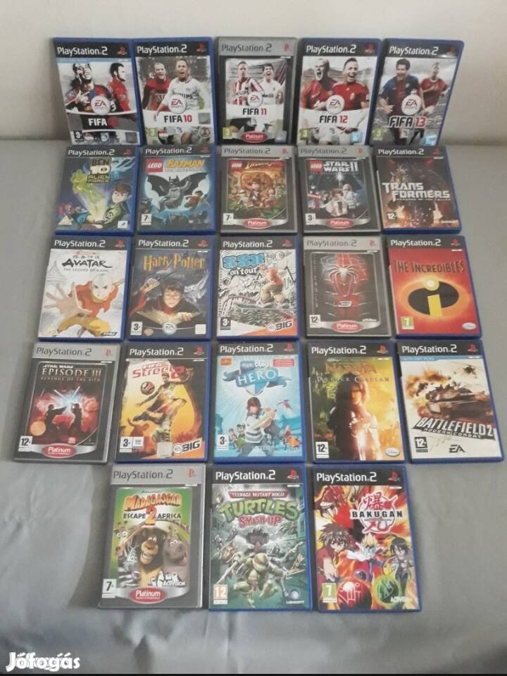 Ps2 játékok egyben eladó